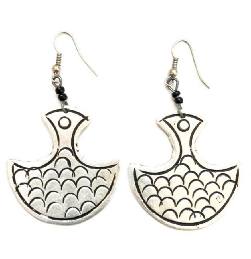 Tribal Fish Hook Earrings