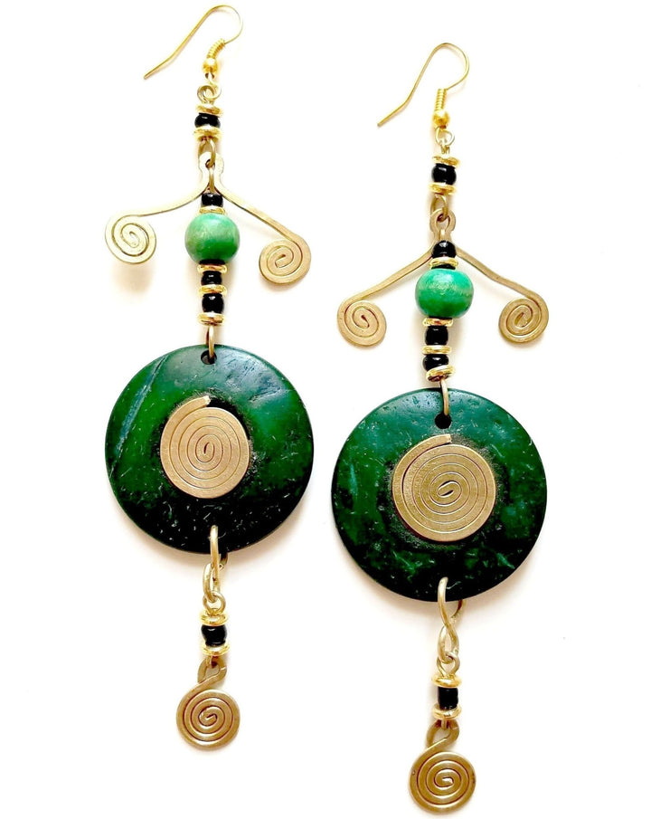 Treetop Nzete African Earrings - The Afropolitan Shop