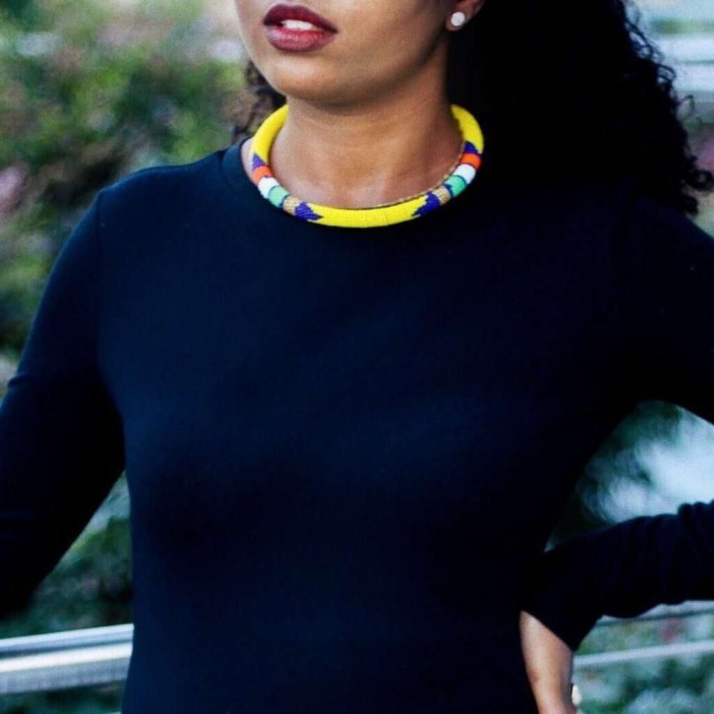 Urembo African Beaded Choker - The Afropolitan Shop