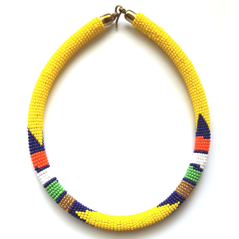 Urembo African Beaded Choker - The Afropolitan Shop