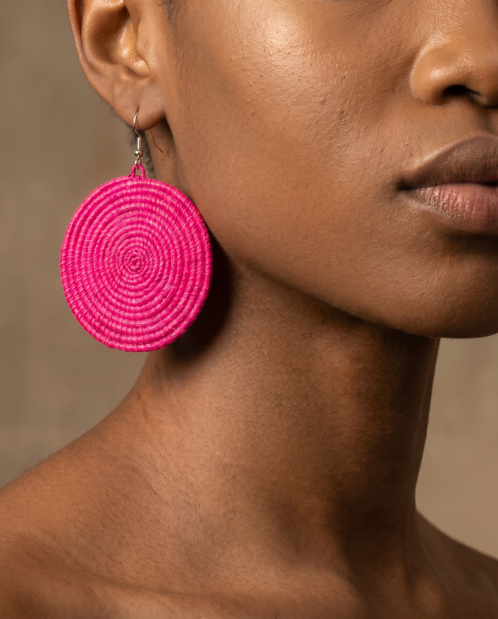 Rwandan African Sisal Earrings