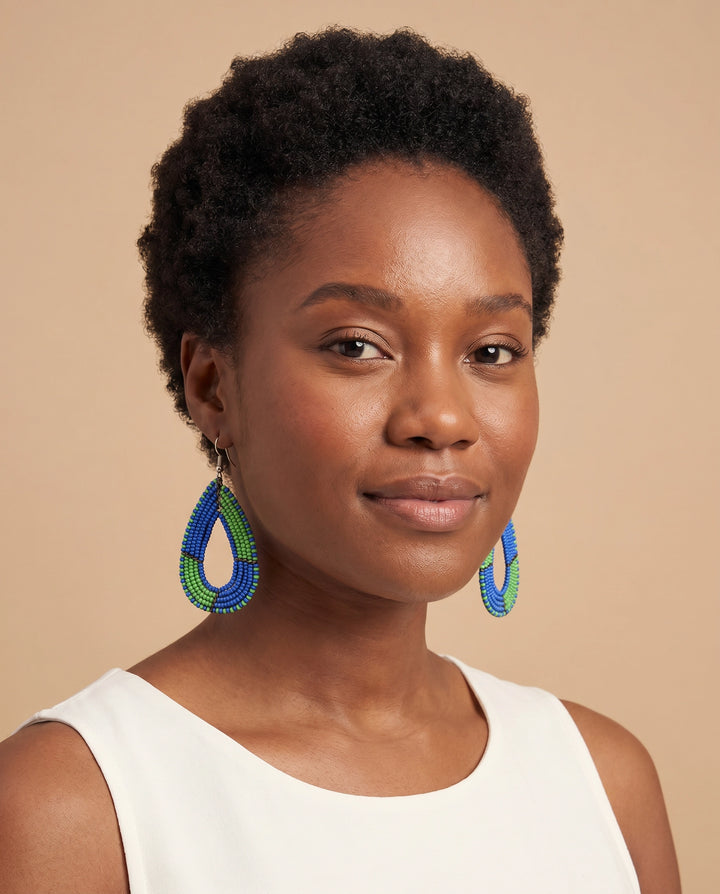 Kitengela Beaded African Earrings