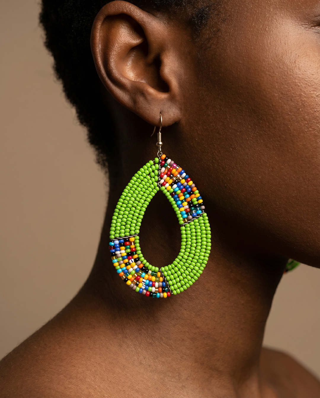 Kajiado Beaded African Earring