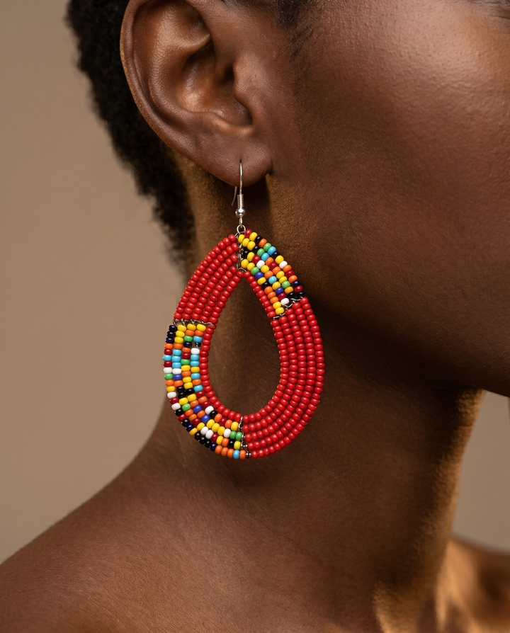 Kajiado Beaded African Earring