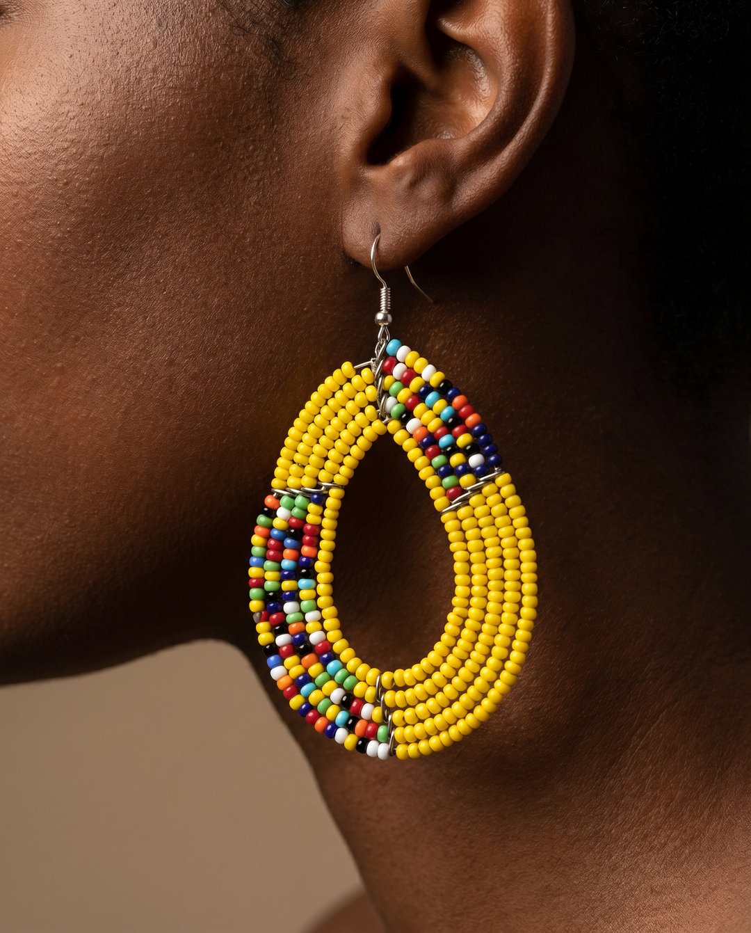 Kajiado Beaded African Earring