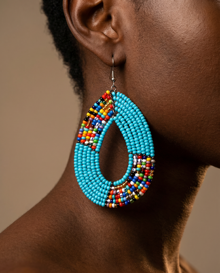 Kajiado Beaded African Earring