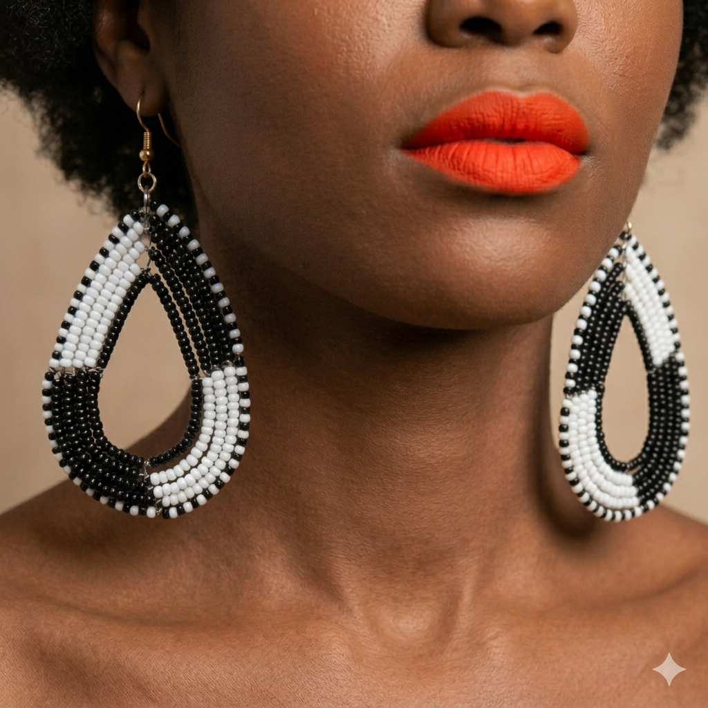 Kitengela Beaded African Earrings