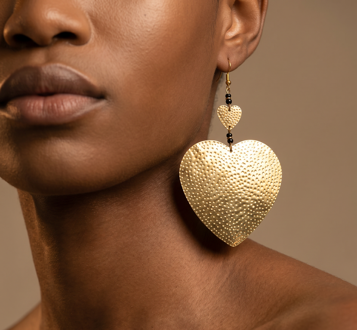 Moyo Heart Earrings